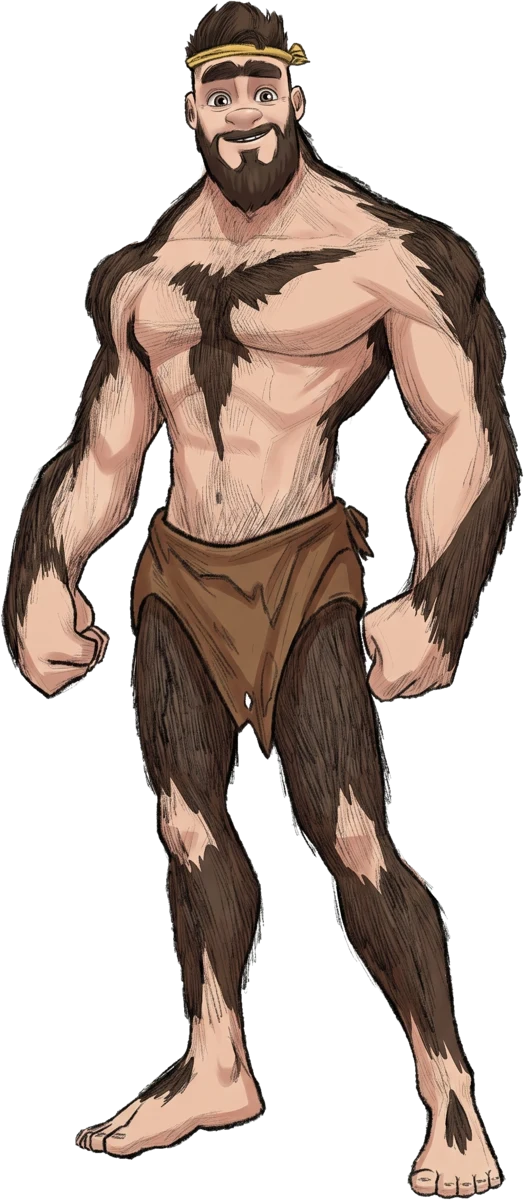 Pablo, drawn full length